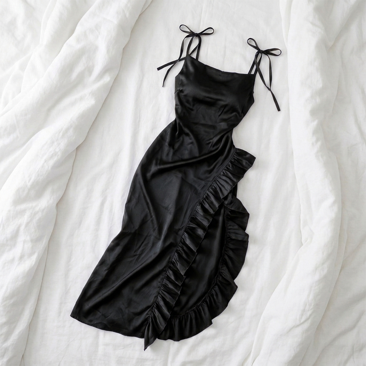 Sirena Ruffled Gown