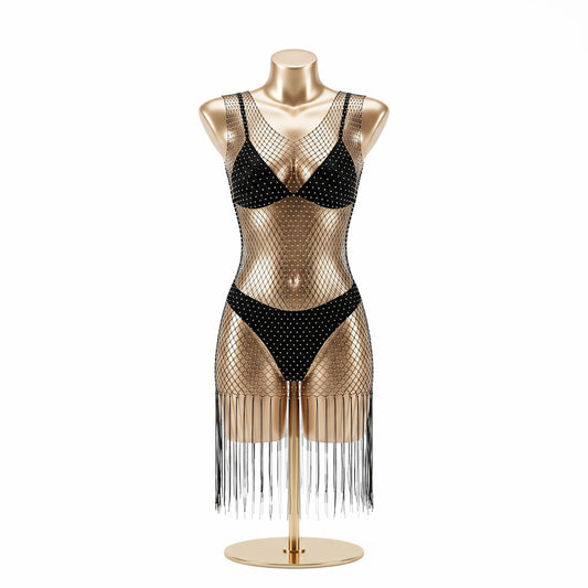 Crystal Mesh Chemise