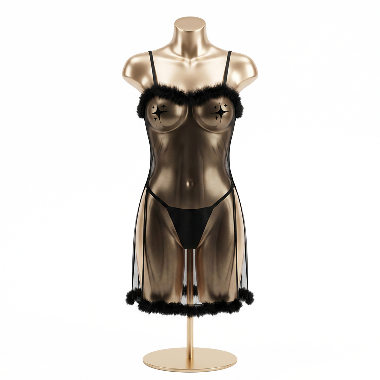 Plume Sheer Chemise