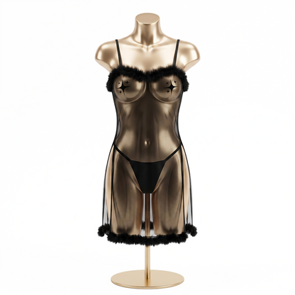 Plume Sheer Chemise