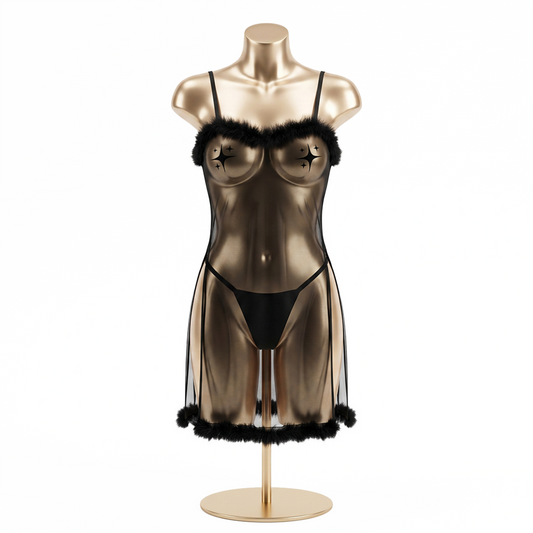 Plume Sheer Chemise