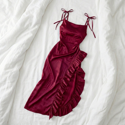 Sirena Ruffled Gown