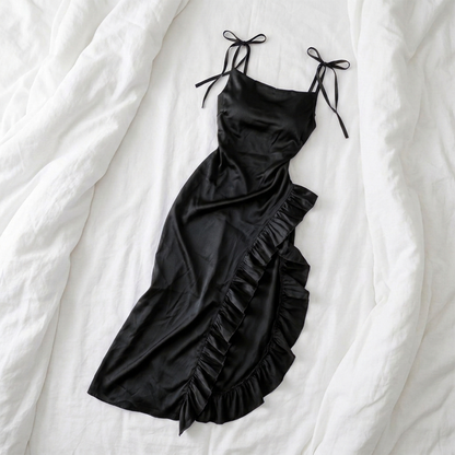 Sirena Ruffled Gown