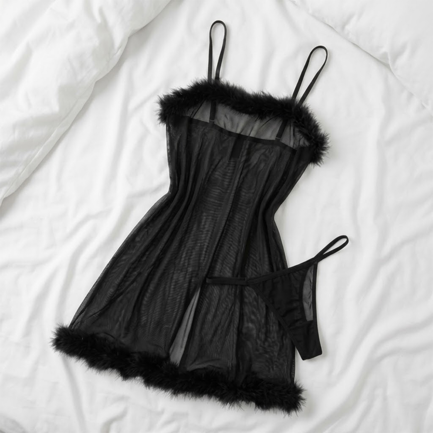 Plume Sheer Chemise