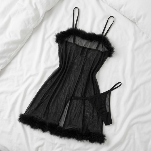 Plume Sheer Chemise