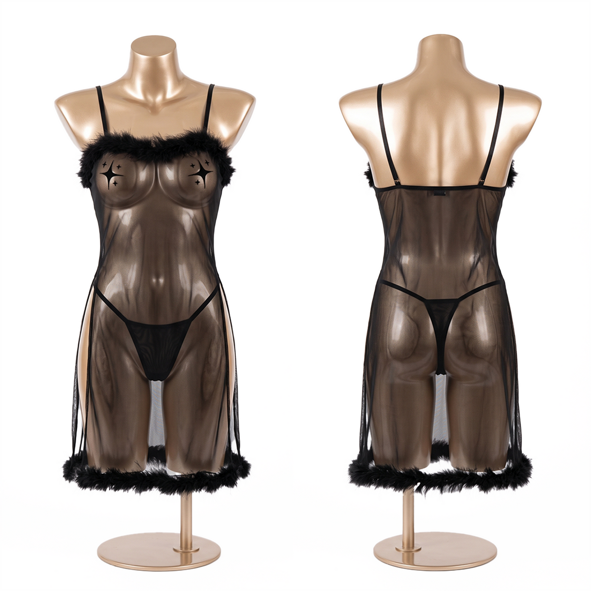 Plume Sheer Chemise
