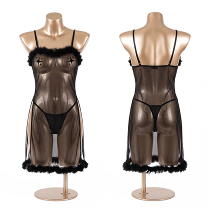 Plume Sheer Chemise